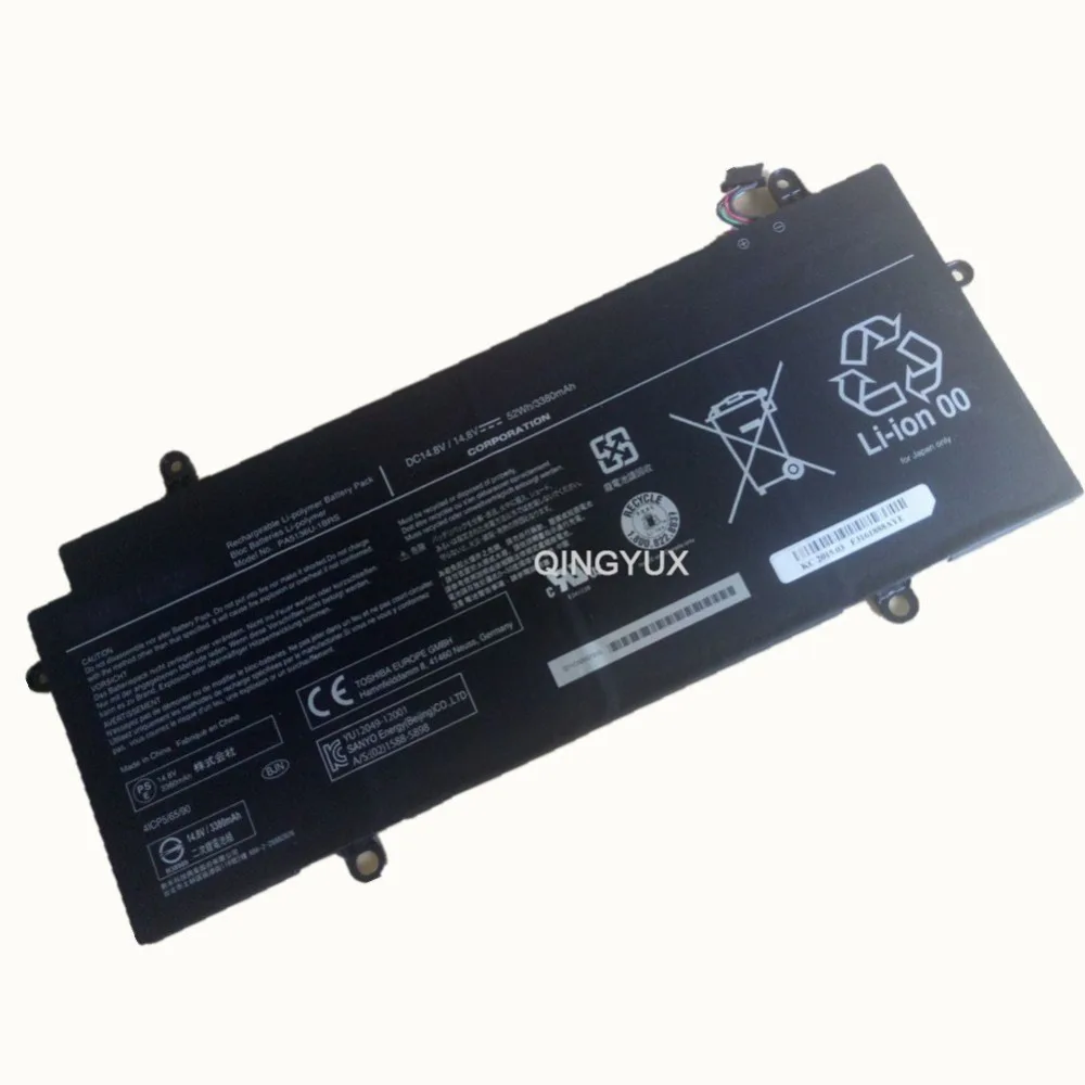 QINGYUX новый 14 8 V 52Wh 3380mAh PA5136U 1BRS Аккумулятор для ноутбука Toshiba Portege Z30 A1301 A