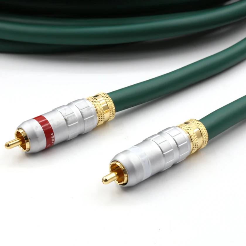 FA 220 6N OCC Красный медный RCA аудио соединительный кабель с разъемом Silverlink RCA|audio