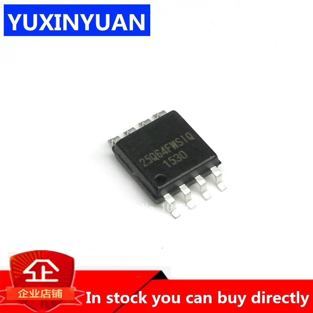 5 шт./лот W25Q64FWSSIQ W25Q64FWSIQ 25Q64FWSIQ 25Q64FWSSIQ 26Q64 SOP8 iption IC FLASH 64M SPI 104 МГц 8soic|Интегральные