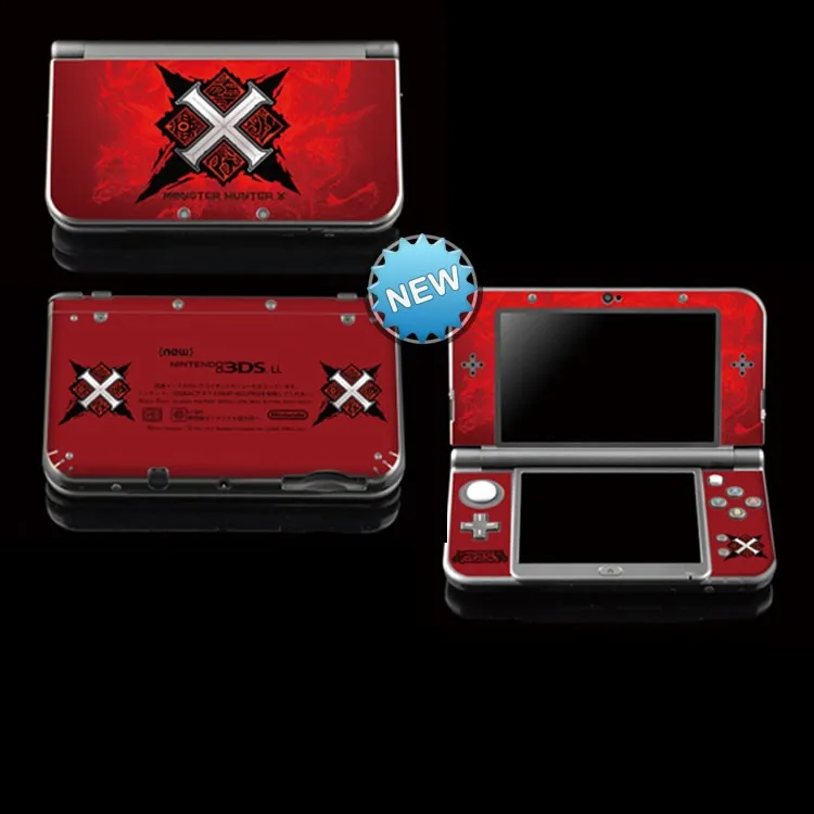 MHx защитная виниловая наклейка для кожи s Monster Hunter X Nintendo NEW 3DS LL/ XL RED|stickers for|stickers