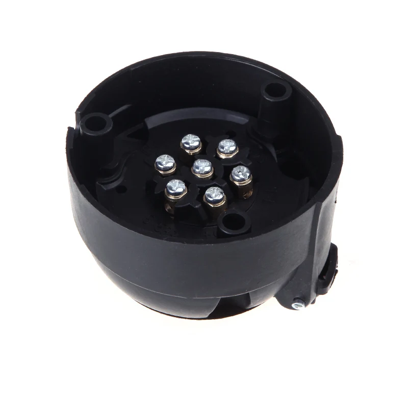 Tirol 7-Pin Connector Socket Trailer 7-Pole 12V Towbar Towing Caravan Truck N Type Vehicle End Plastic |