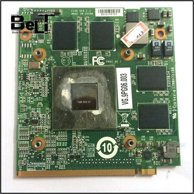 Для Acer Aspire 4930 5930 6930 6935 7530 7730 9730 8930G ноутбука видеокарта GeForce 9600M GS GDDR3 512 Мб MXM G96 600