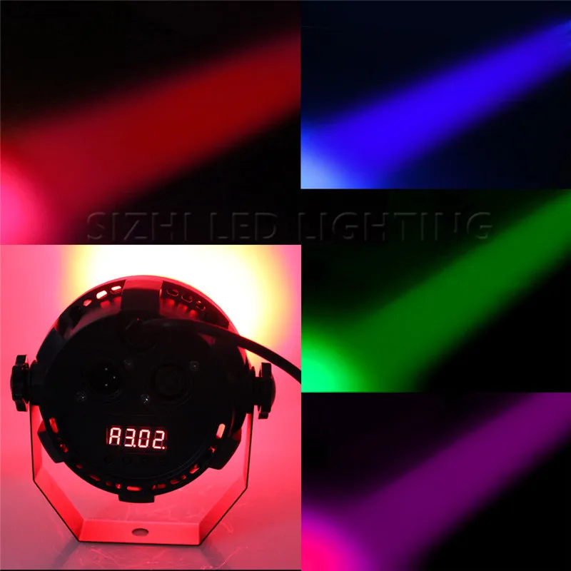 12 Вт УФ RGB светодиодный сценический свет звук активный 1 светодиод авто DMX
