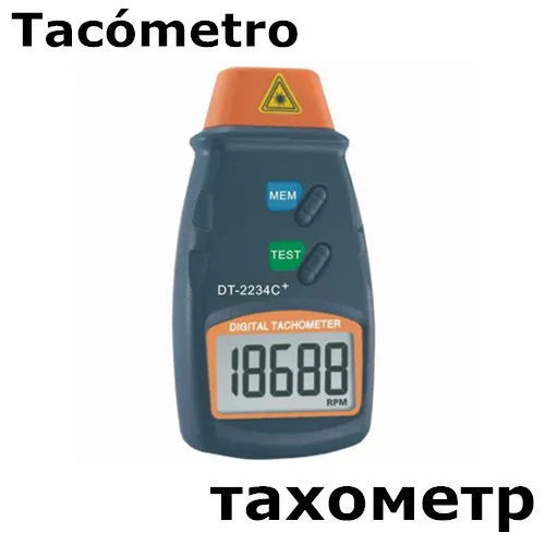 DHL Fedex 20 шт./лот DT2234C + лазерный тахометр Бесконтактный спидометр измеритель