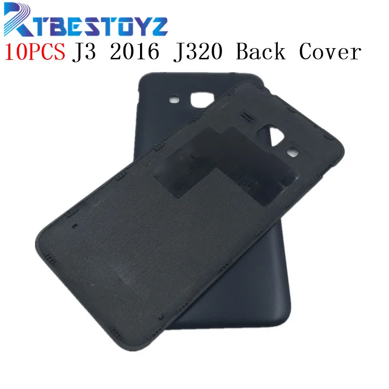 

RTBESTOYZ 10 шт./лот корпус для Samsung Galaxy J3 2016 J320 J320F J320H задняя крышка корпус батарея задняя дверь запасные части