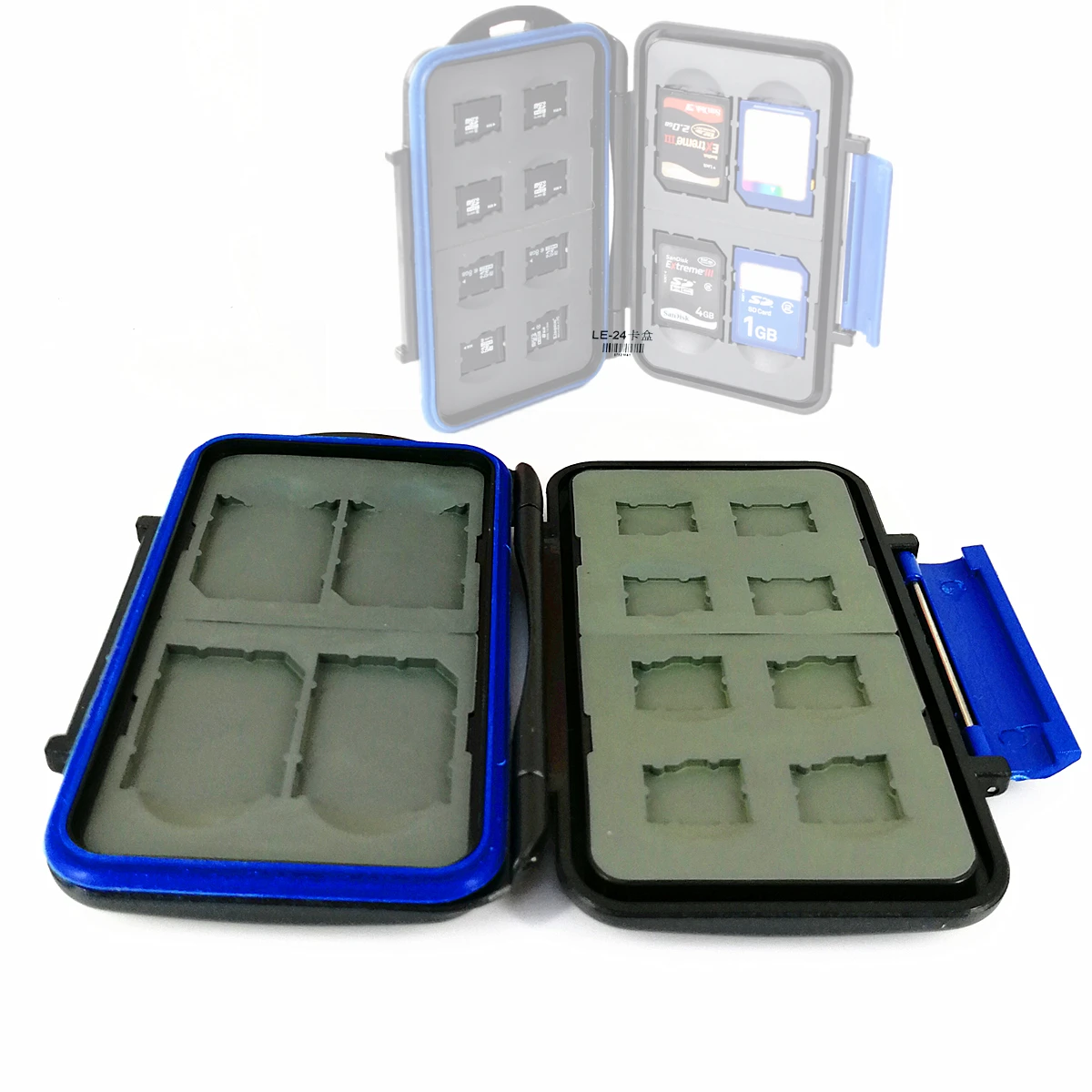 Водонепроницаемый слот для карт памяти анти-шок держатель хранения коробка
