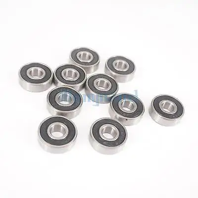 (10) 607-2RS 7x19x6mm ABEC3 тонкостенный экранированный глубокий шаровой подшипник |