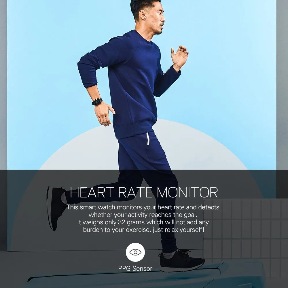 120 дней работы от батареи Xiaomi Huami Amazfit Bip 1,28 дюймов емкостный сенсорный экран IP68 Android4.4 iOS8 умные наручные часы