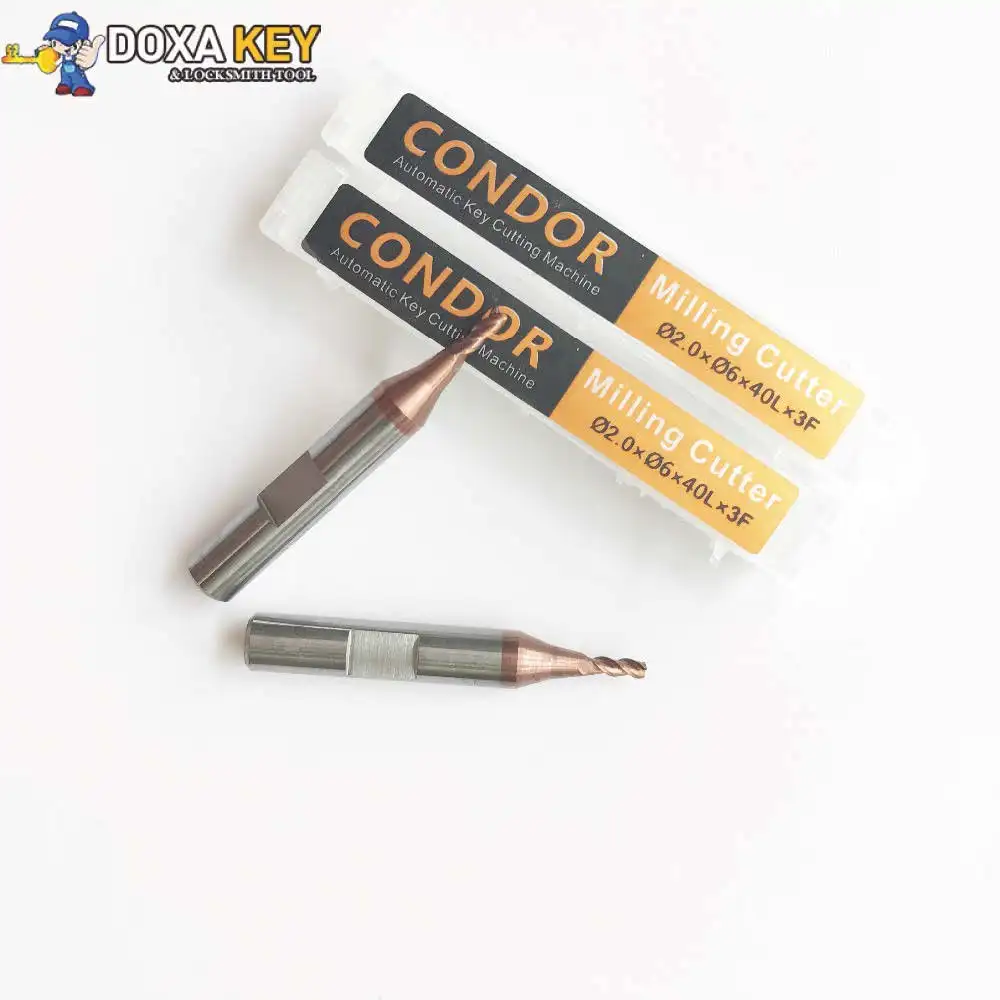 Твердосплавная фреза 2 0 мм 0*6*40 для IKEYCUTTER CONDOR машина резки ключей по металлу