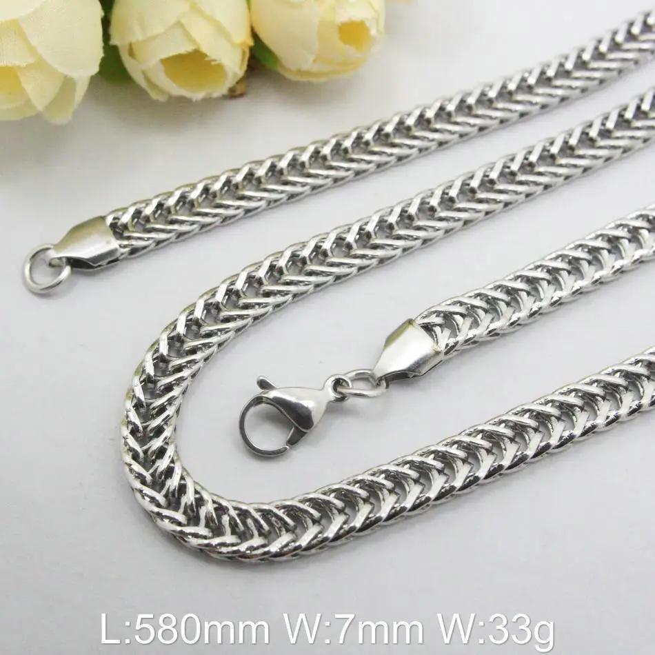 Аксессуары оптом из нержавеющей стали Винтажные Ювелирные изделия цепь ожерелье