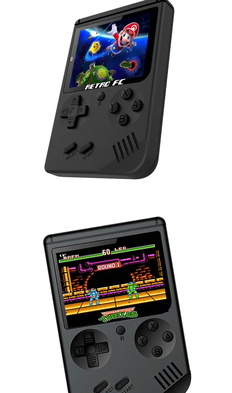 Видео игры Coolbaby RS-6A Ретро Портативный мини портативные игровые консоли Gameboy 8-битный ЖК-дисплей детская Цвет ТВ игровой плеер встроенный 168 игр