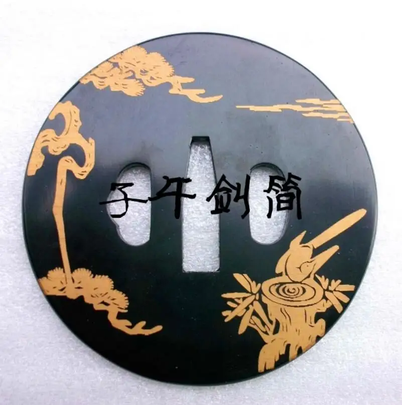 Quality fitting Iron Guard Tsuba For Japanese Katana Sword Accessory H127 | Swords