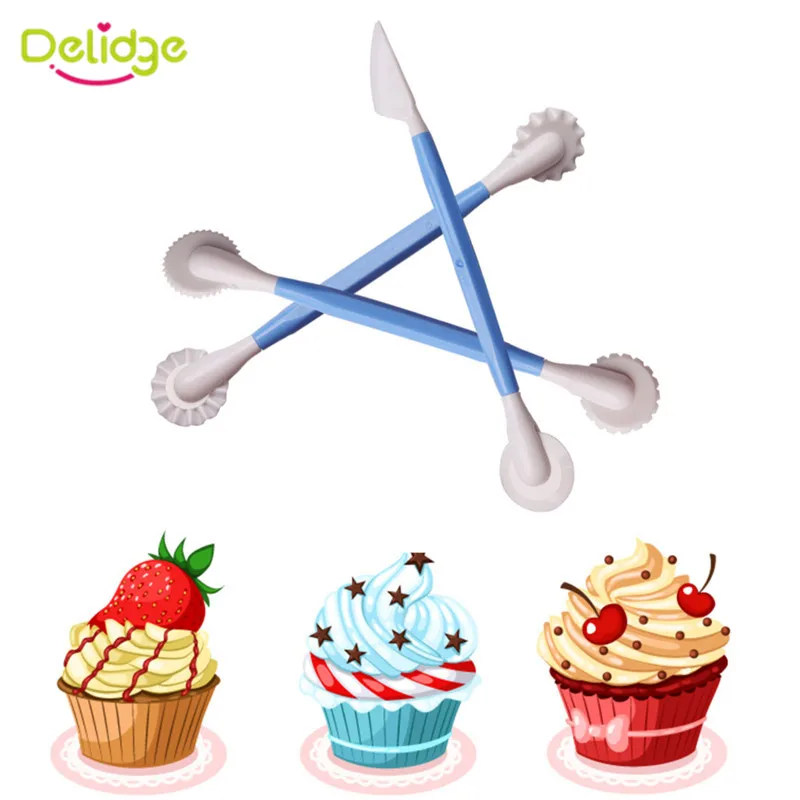 Delidge 3 шт./компл. пластиковая искусственная декоративная ручка 6 шаблонов