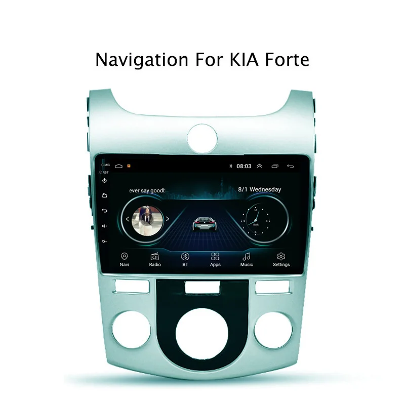9 &quot2.5D ips Android 8 1 автомобильный DVD gps для Kia Forte 2009 2010 2011 2012 2013 2014 2015 2016 радиоприемник