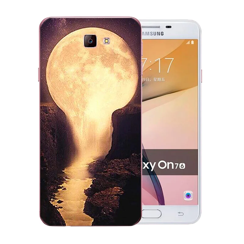 Phone Cases for Samsung Galaxy J7 Prime Night Sky Pattern Soft TPU Silicone Back Cover FOR On7 2016 G610F Protect Shell |