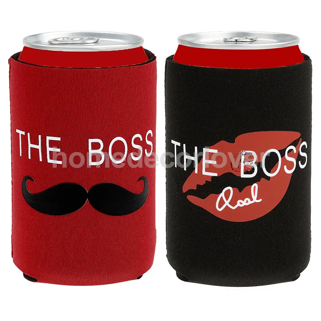 Набор из 4 шт. пивной жестяной банки для BOSS Cooler держатели рукавов свадебной