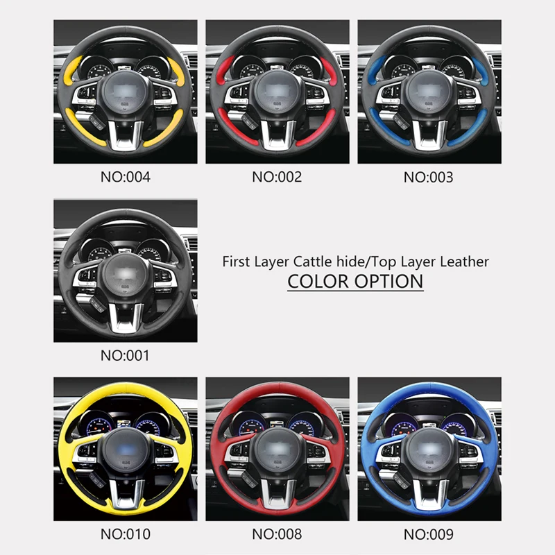 XUJI Top Layer Leather/ First Cattle Hide 5D Flash Steering Wheel Cover for VW-GOLF6 Custom made hub Special car | Автомобили и