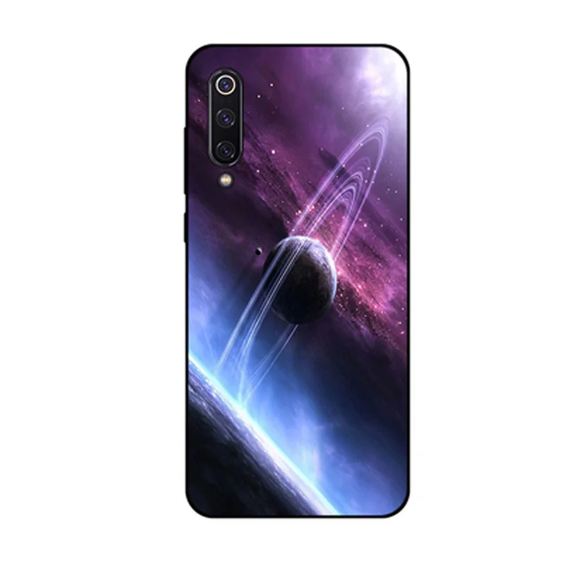 Мягкий чехол для Xiaomi Mi 9 SE мягкий силиконовый из ТПУ с изображением звездного HD Mi9