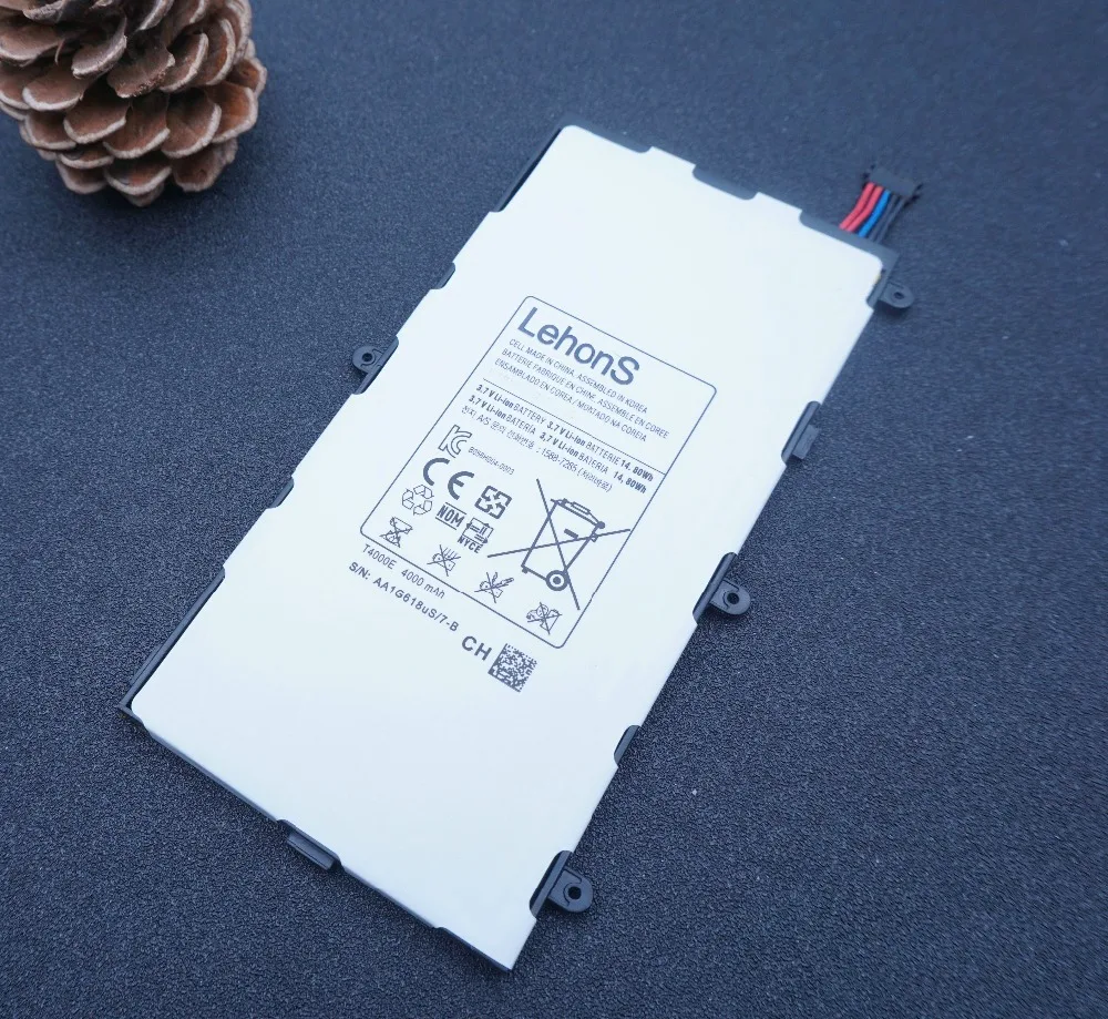 LehonS 1x4000 мАч запасная батарея для Samsung Galaxy Tablet Tab 3 7 0 T210 T211 T217A T2105 SM-T210 SM-T211 T4000E |