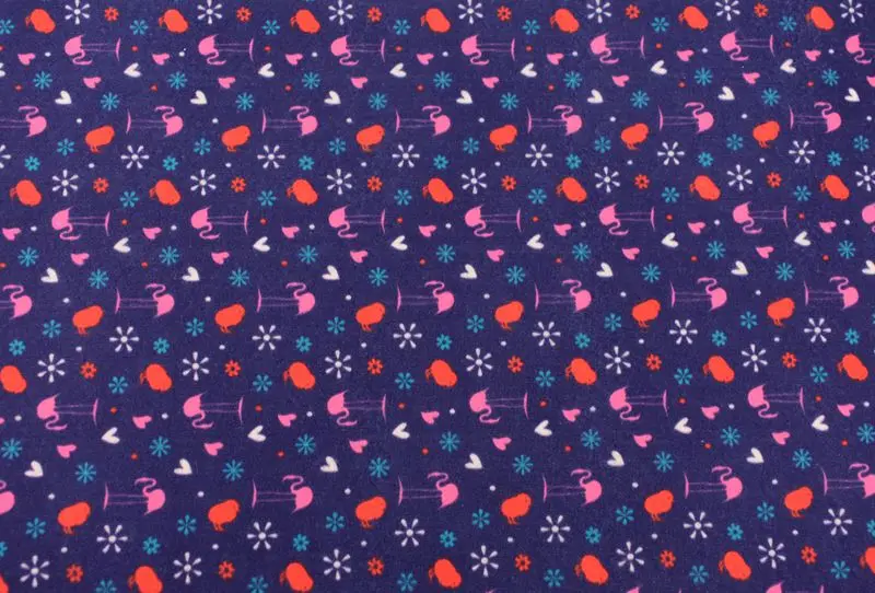 C 1Piece 19x28cm DwaIngY принт нетканый Войлок Ткань 1 мм Толщина полиэстер мягкий войлок домашнего украшения узора набор для шитья кукол 19x28 см - Цвет: C 1Piece 19x28cm