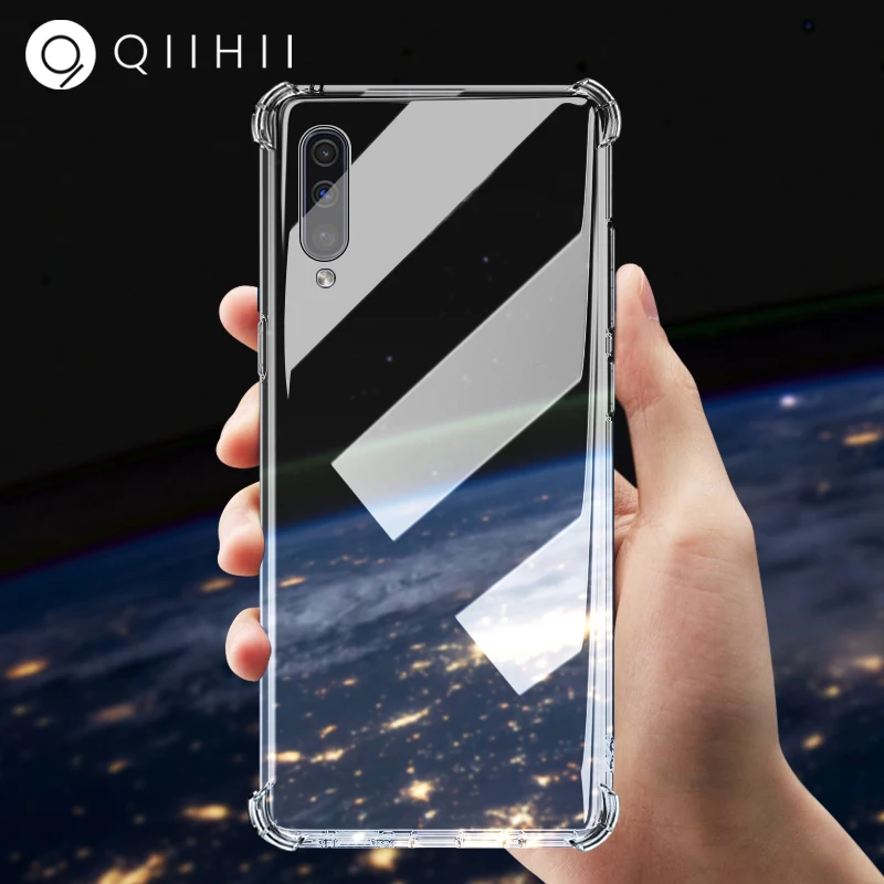 QIIHII противоударный чехол для телефона Samsung Note 8 9 S8 S9 S10 J4 плюс J6 силиконовый A70 A50 A40