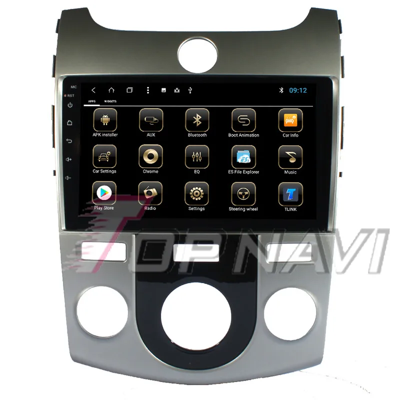 Topnavi Восьмиядерный Android 8 1 автомобильный магнитол плеер для KIA Fortec Cerato 2009 2010 2011 GPS