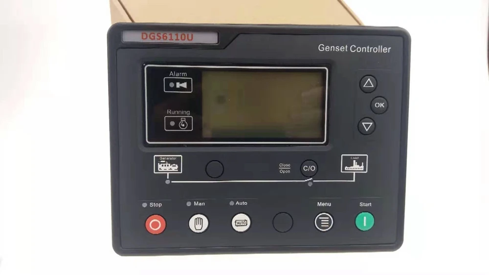 Регулятор генератора мощности 6110U lcd дизельный генератор части автоматическое управление пуском панели зарядки генератора электронная схемная плата