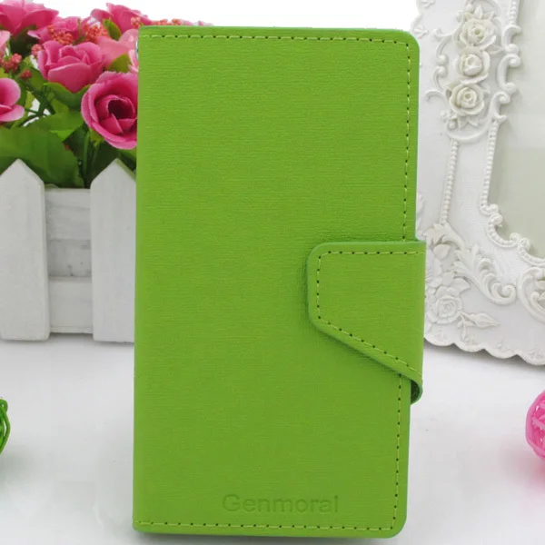 GENMORAL PU Leather Cover Card Holder Slot phone Bag Pouch Skin Shell Case Flip For Blackberry Z30 |