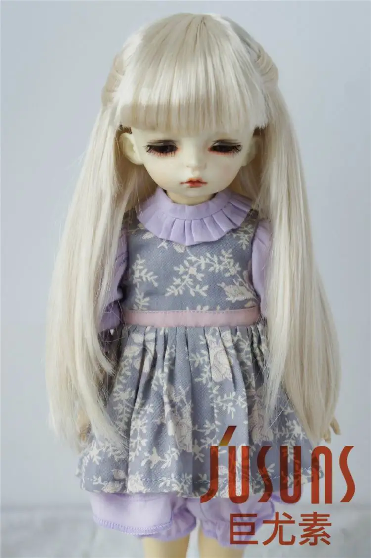 JD088 1/6 YOSD BJD кукольные парики длинные прямые синтетические мохеровые волосы 6-7 аксессуары для кукол