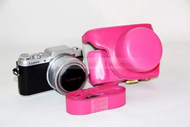 Сумка для Panasonic GF7 GF8 GF9 GF10 (14-42 мм объектив) видеокамера сумка PU чехол с плечевым