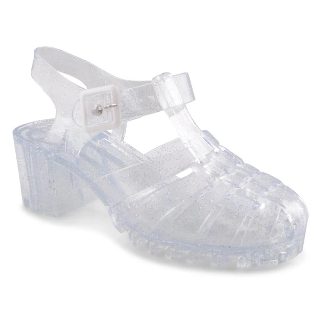 Хит продаж женские сандалии летние модные в стиле ретро прозрачные с кристаллами