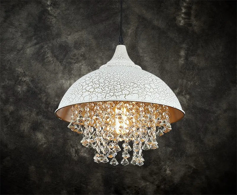 Американские люстры с кристаллами RH подвесные в ретро стиле трещинами