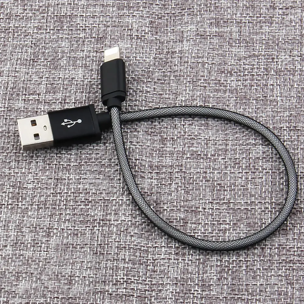Powstro 20 см USB кабель для зарядки мобильного телефона type C кабель для Android usb зарядный кабель короткий кабель для Iphone