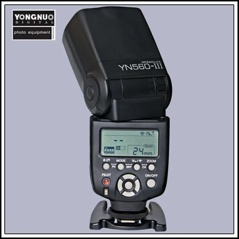 Светодиодная лампа для видеосъемки Yongnuo YN560 III YN-560III Универсальный беспроводной модуль вспышки Speedlite для Canon Nikon Pentax Nikon Panasonic Olympus K10D K200D 60D 70D
