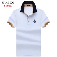 shabiqi classic brand men shirt men polo shirt men short sleeve polos shirt t designer polo shirt plus size 6xl 7xl 8xl 9xl 10x