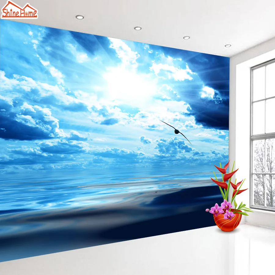 ShineHome 8d хрустальные шелковые обои 3d фрески домашний декор для гостиной орел в