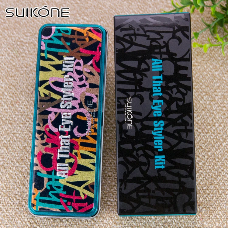 Профессиональный макияж бренд 8 теплых оттенков матовые блестящие тени для век