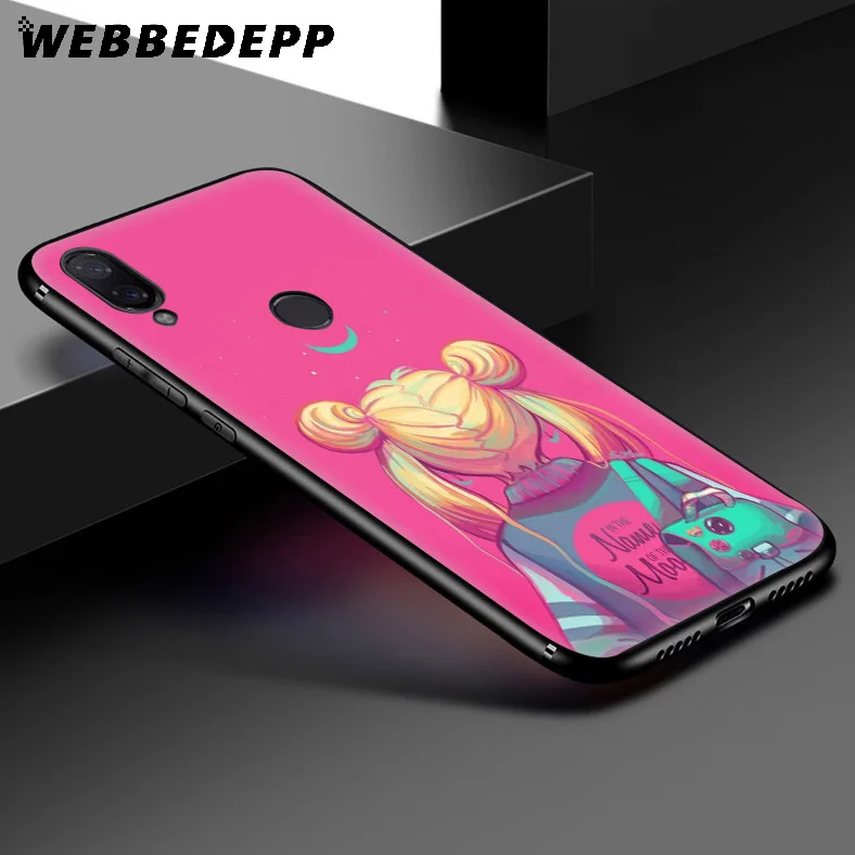 WEBBEDEPP Sailor Moon Anime Soft Case for Xiaomi Redmi K20 7A 4A 4X 5 5A 6 6A S2 Note 8 4 7 Pro Plus Prime |