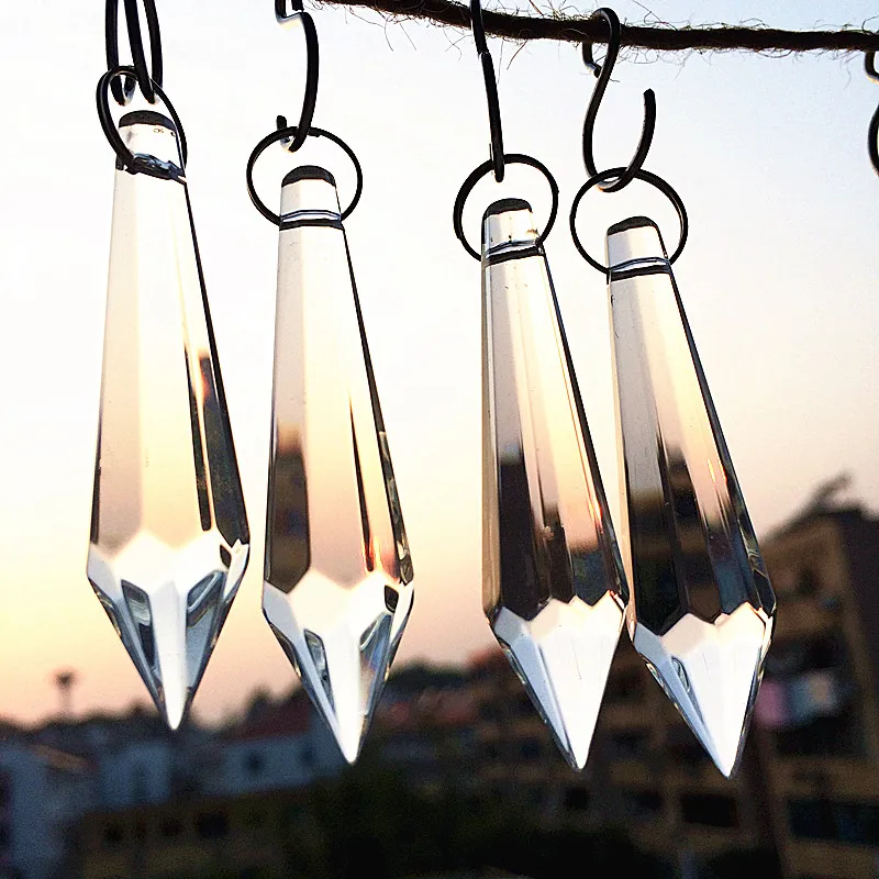 10 шт. прозрачные хрустальные подвески для люстры 55 мм|chandelier parts|crystal chandelier partschandelier