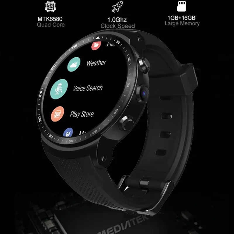 Zeblaze Thor PRO Android Смарт часы для телефона спортивный браслет 2MP камера пульсометр