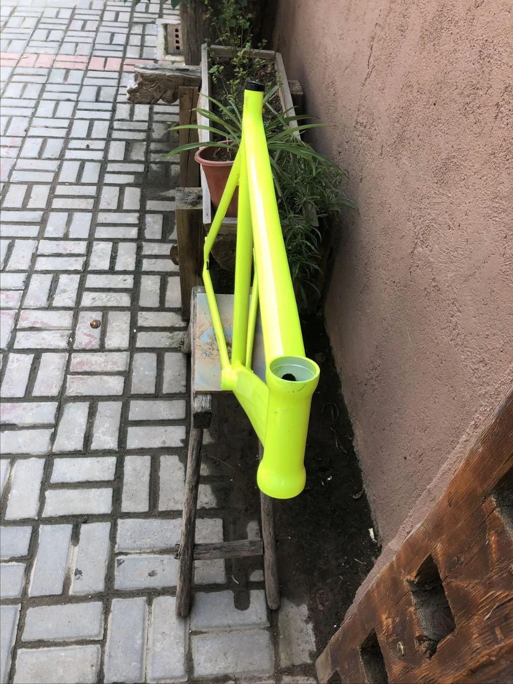 Фиксированная Рама для велосипеда 58 см матовая черная велосипедная Рама Fixie велосипедный кожух из алюминиевого сплава рама