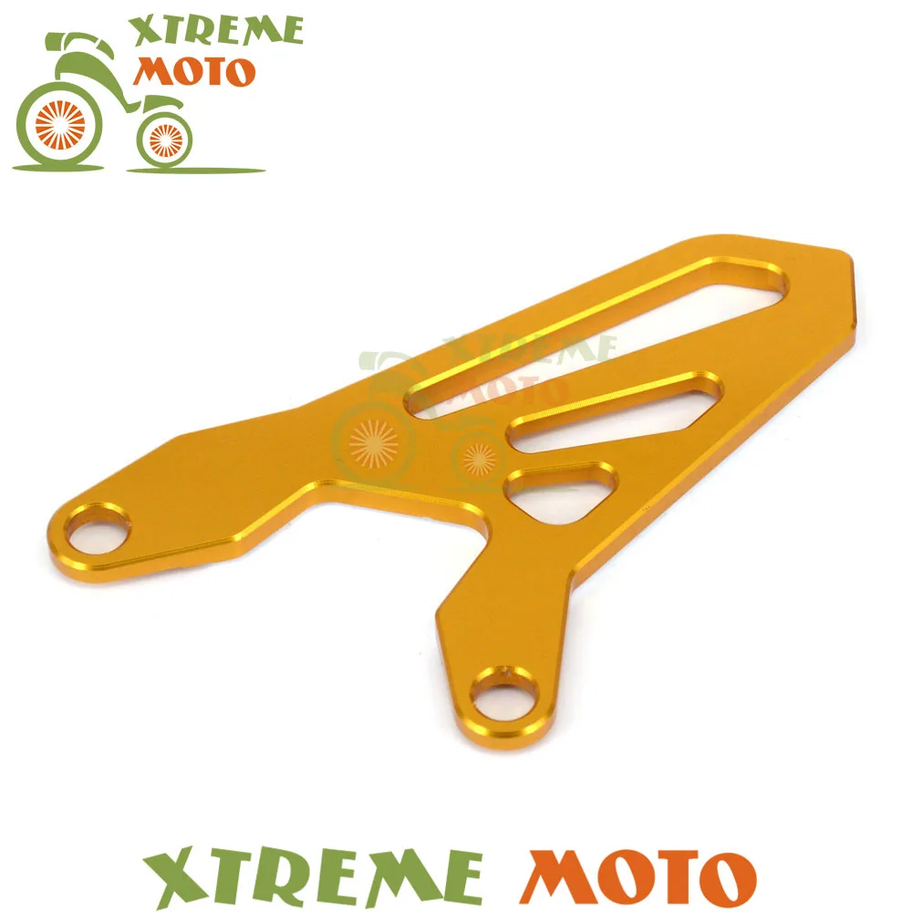 Золотая направляющая для передней звездочки цепи мотоцикла CNC защитная Kawasaki KX250F