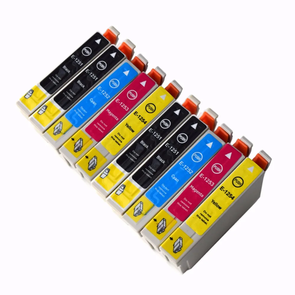 Картриджи чернильные 10PK совместимые с восстановленными для Epson 125 320 323 325 520 Stylus NX420