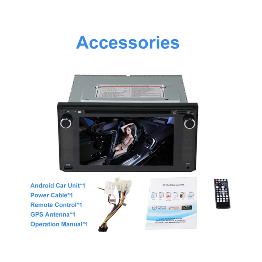 HD 1024X600 2Din четырехъядерный 2 Гб ОЗУ 32 ПЗУ Android 6.0.1 автомобильный DVD GPS навигационный