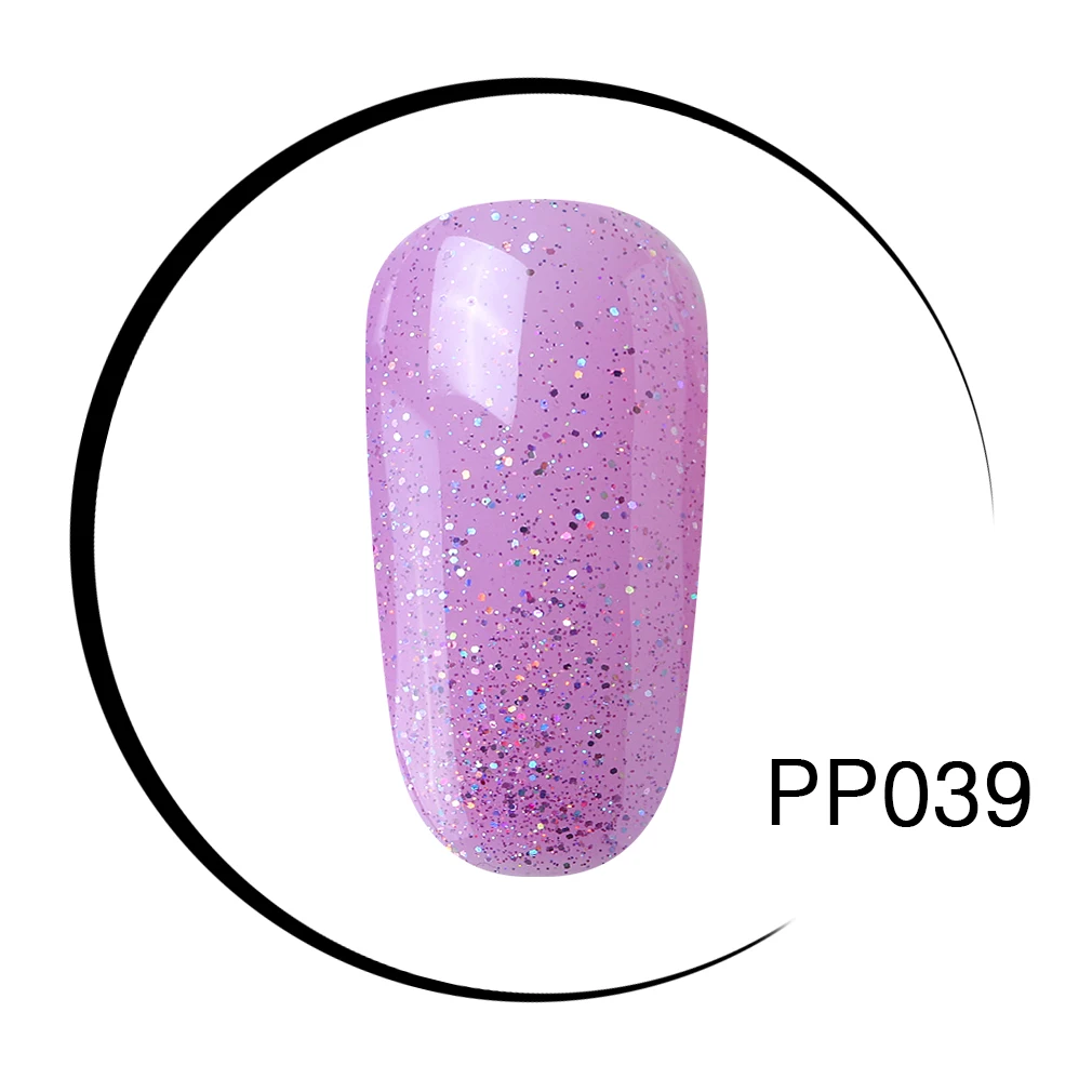 PP039 Elite99 10 мл УФ-гель для ногтей фиолетовый лак для ногтей Полупостоянный Гель-лак для ногтей - Цвет: PP039