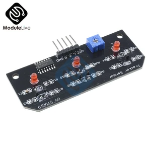 3CH 3Channel 3-CH Infrared Line Track Sensor Module Trio Detector Output TCRT5000 DC 5V 10mm Distance For Arduino AVR ARM Board