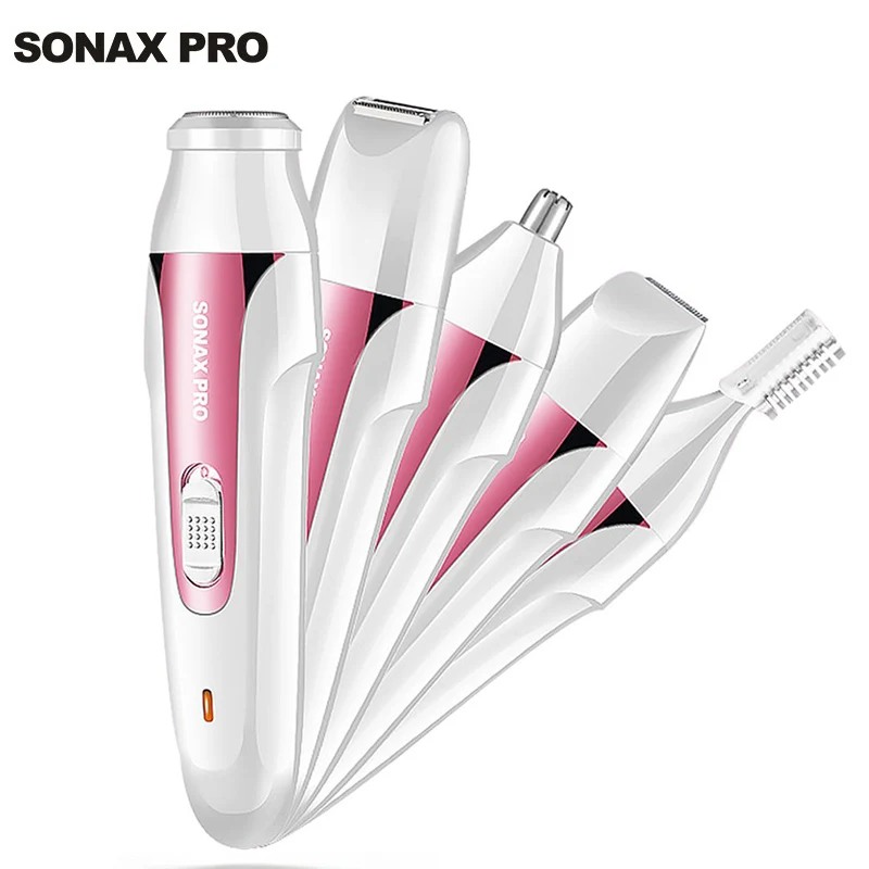 Body Hair Trimmer Rechargeable Waterproof Razor For Bikini