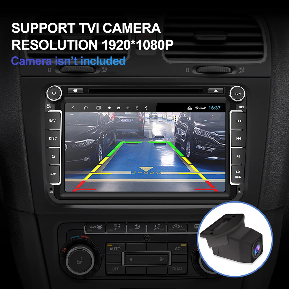 Isudar H53 2 Din 4G Android автомобильный Радио мультимедиа для VW/Volkswagen/POLO/Golf/Skoda/Seat/Leon/PASSAT B6 Авто GPS камера USB DVR