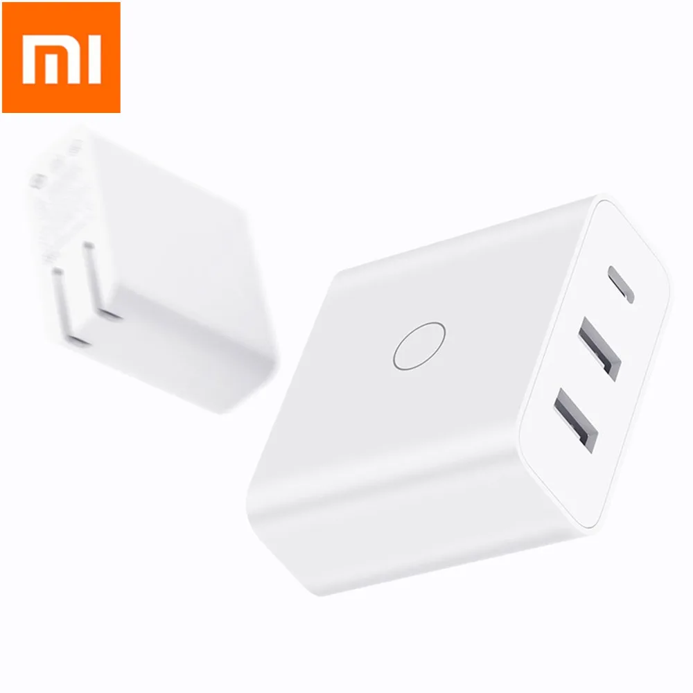 Оригинальное зарядное устройство Xiaomi ZMI USB 65 Вт 3 порта для Android iOS переключатель