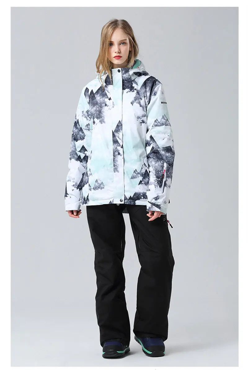 Upgrade Ski Jacket Women Windproof Waterproof Snowboard Coat Climbing Hiking Jacket Snow Skiing Equip Snowboarding Jackets
